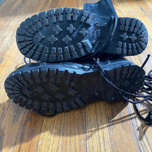 Vintage Knee high Combat Boots - Picture 4 of 8